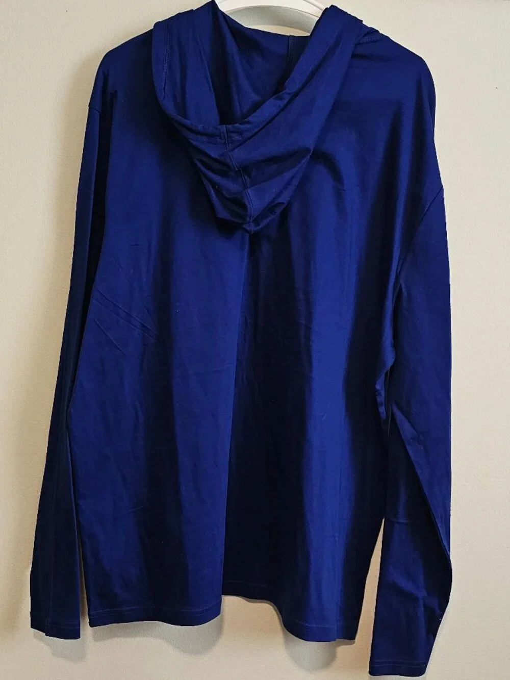 **NWT** Men’s Polo Ralph Lauren Blue Long Sleeve Hooded Shirt, Large